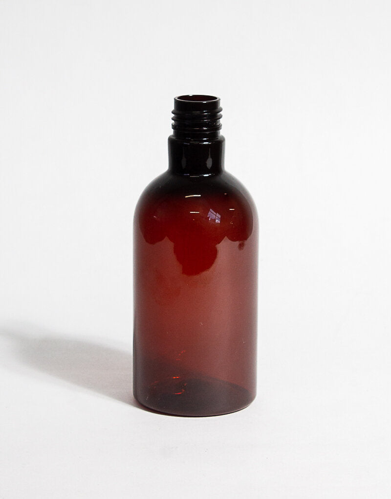 Botella de plástico PET Aruba | Color Ámbar | Capacidad: 250ml | Rosca: 24/410 REF 1047N