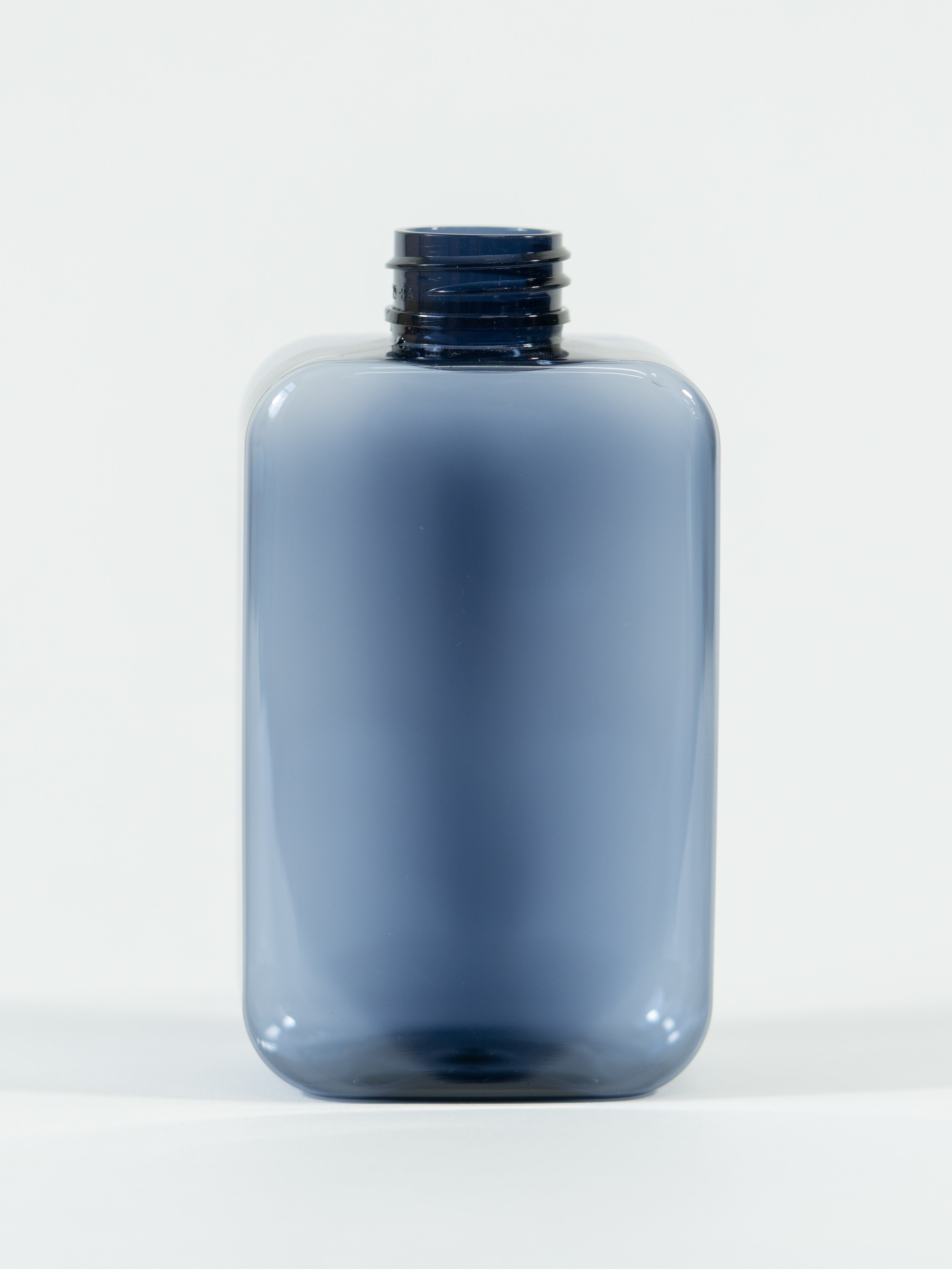 Botella de plástico PET Grecia | Color Negro Traslucido | Capacidad: 300ml | Rosca: 28/410 REF 11226N