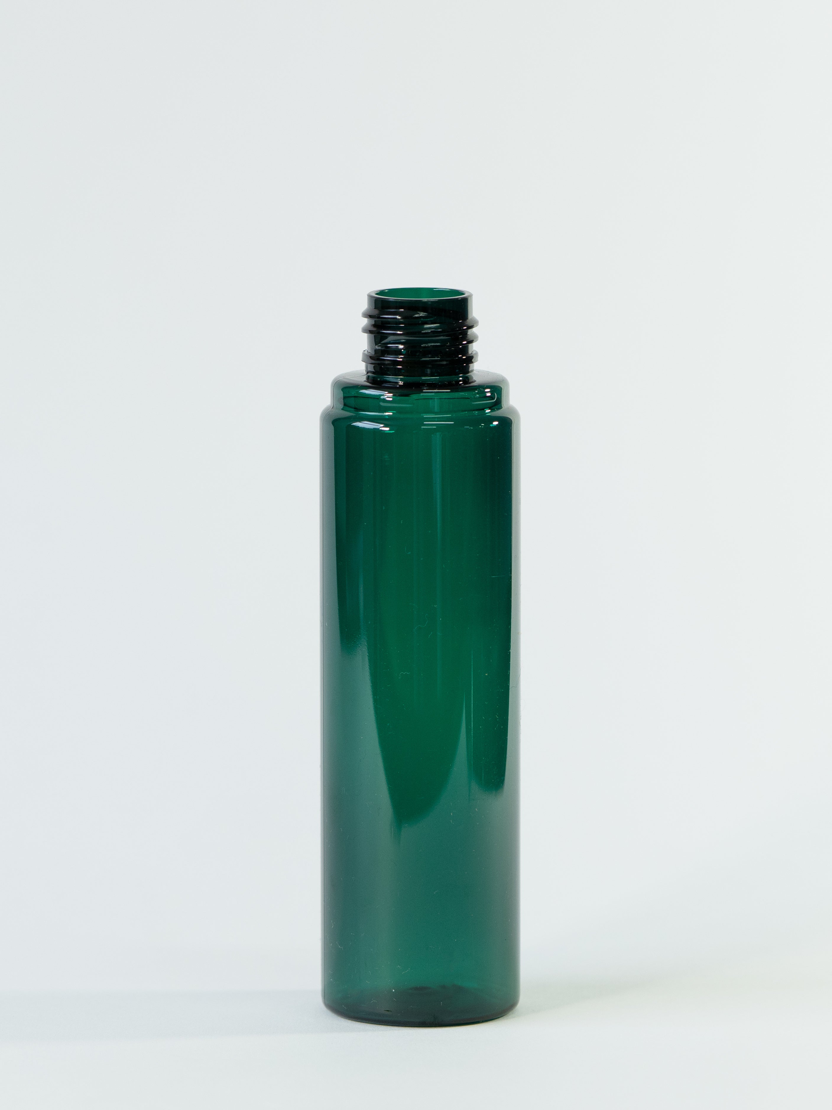 Botella de plástico PET Milán | Color Verde Traslucido | Capacidad: 150ml | Rosca: 24/410 REF 1096N